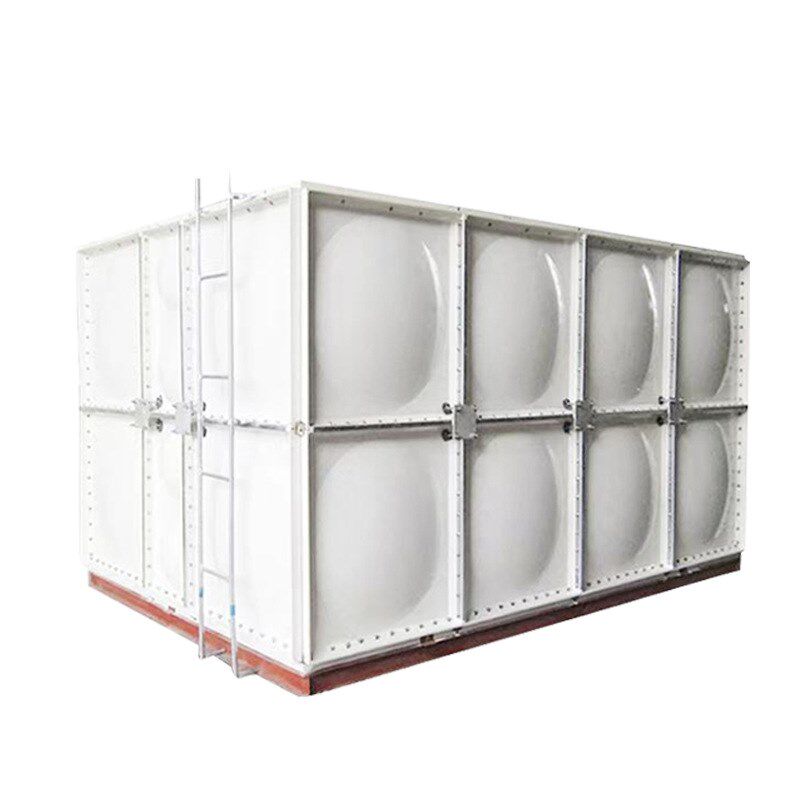 玻璃钢水箱 大型工业用户外蓄水池楼顶储水箱1-1000吨SMC生活水箱