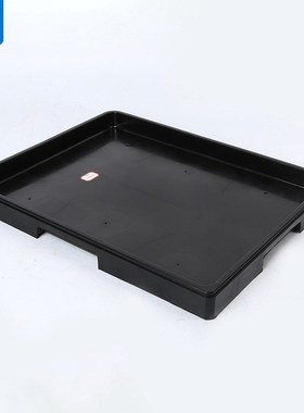 116 防静电托盘黑色塑料方盘厂家供应周转箱零件PP盒收纳托盘