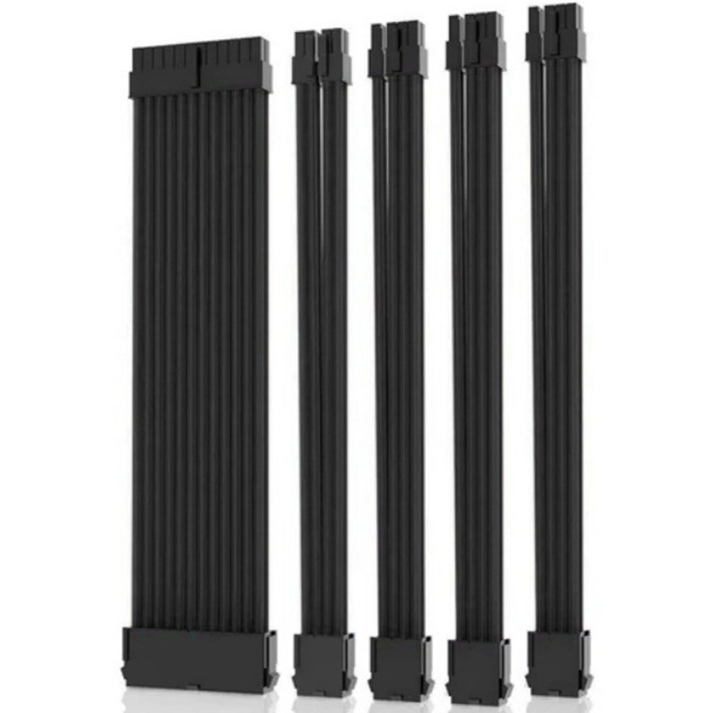 5条装  编网主板24PIN CPU 8PIN 显卡8PIN延长线 30cm电脑延长线
