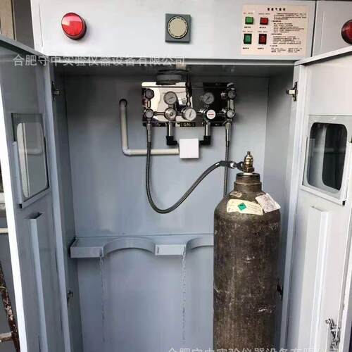 厂家供 氢直氧气乙炔瓶气瓶防爆柜 单瓶柜单瓶气排自动报警自动风