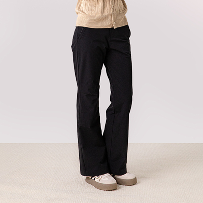 辽锦柞蚕丝微喇裤冬季加绒加厚