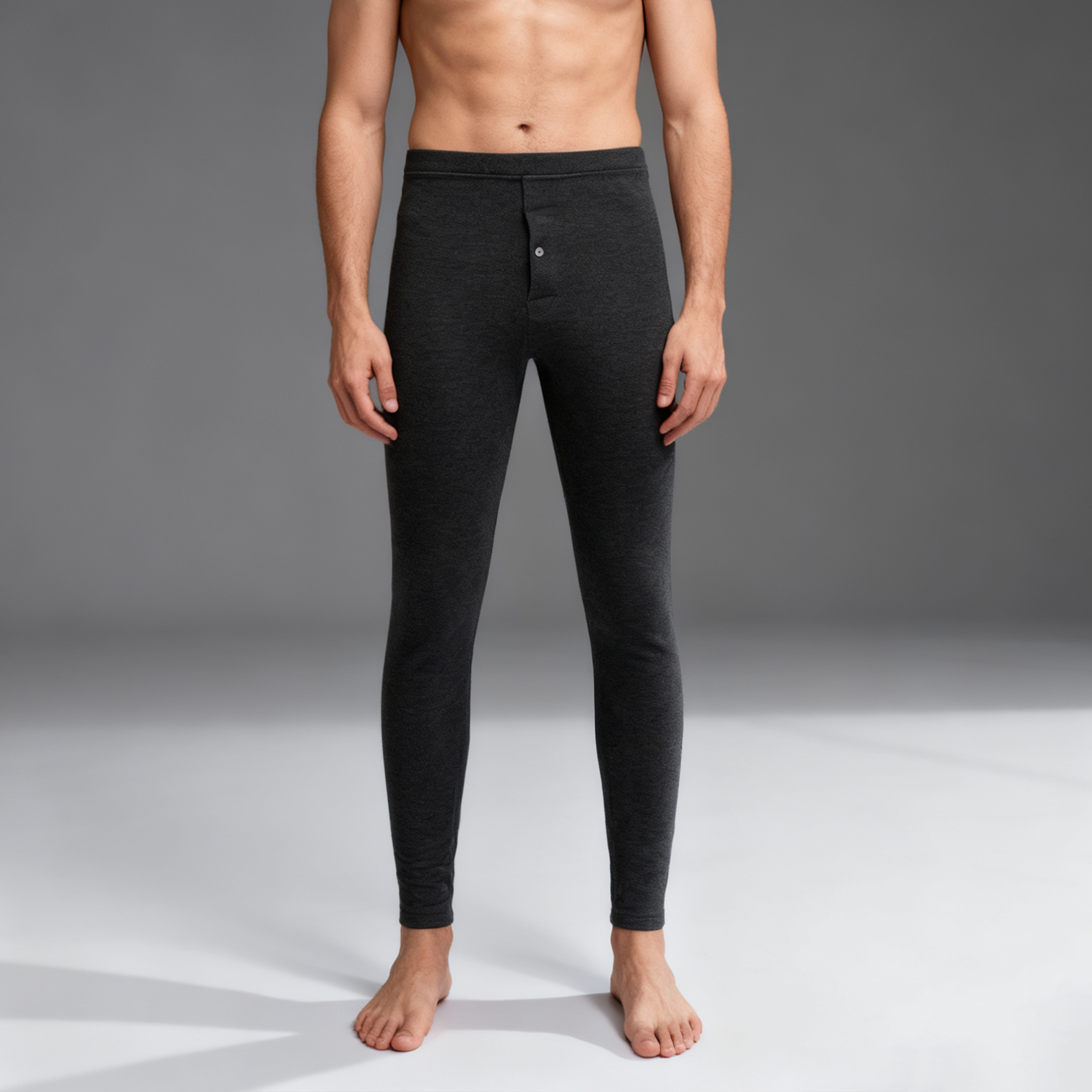 辽锦柞蚕丝男款保暖裤加绒打底亲肤柔软