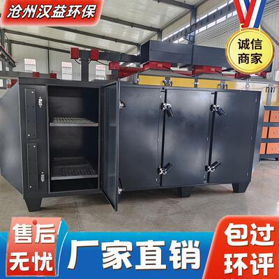 活性炭干式过滤箱车间废气处理设备小型不锈钢活性炭吸附环保箱