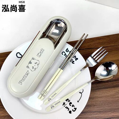 一人用筷子勺子套装便携餐具