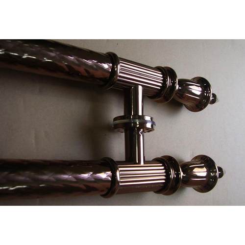 玻璃门拉手木门别墅大门豪华工艺大拉手镀玫瑰金网纹管Z-1263