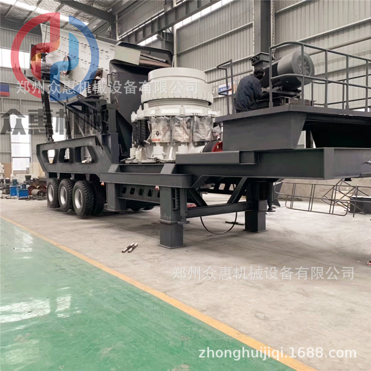 履带式建筑垃圾破碎站水泥路面移动破碎机履带式移动破碎筛分机