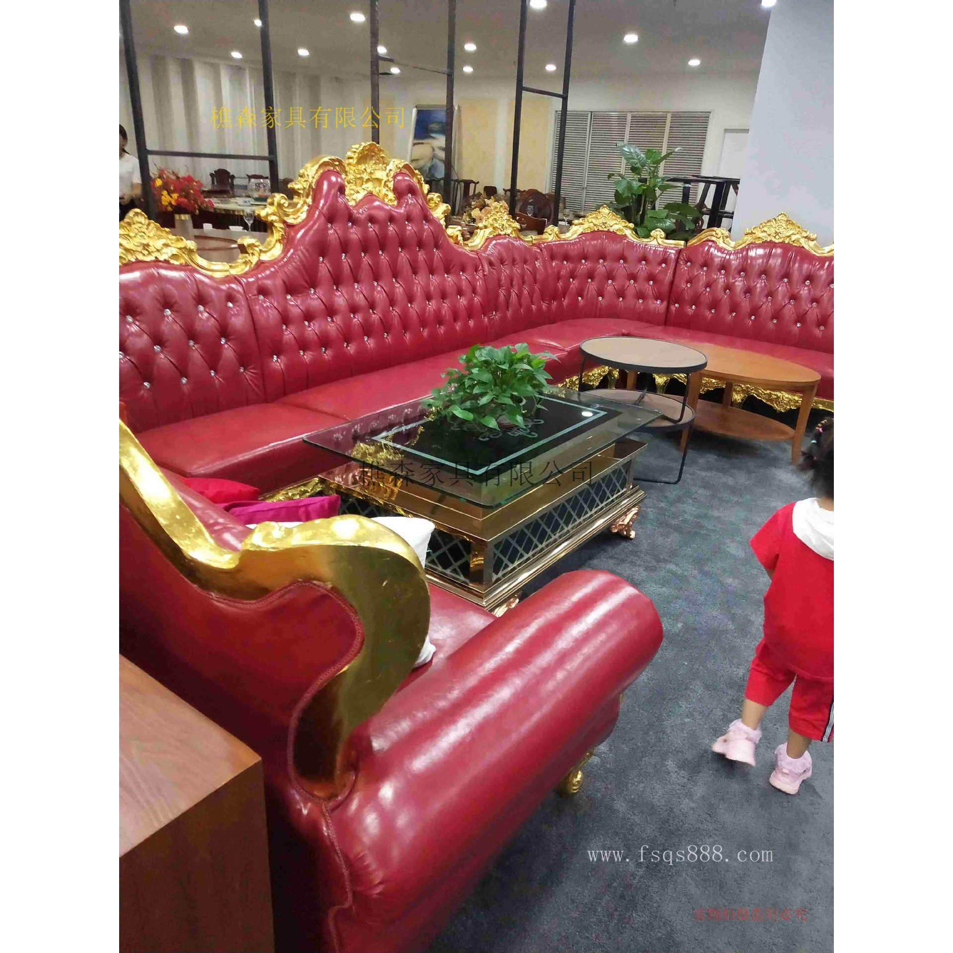 软体沙发皮艺沙发雕花欧式沙发配套沙发实木雕刻布艺软体沙发