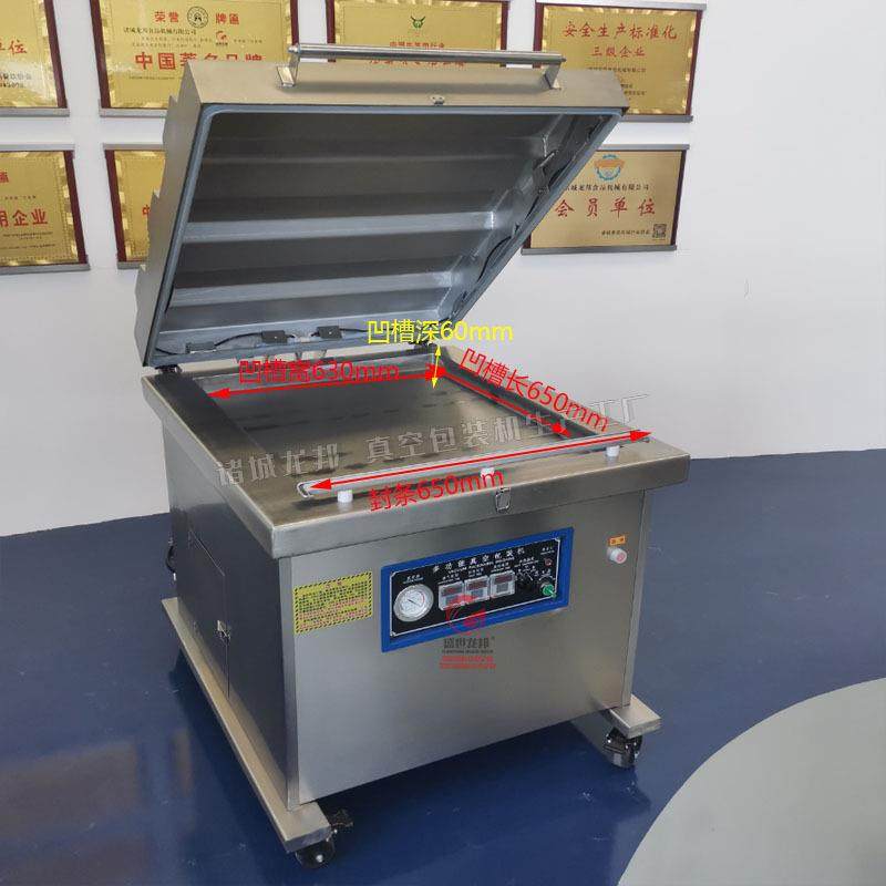 诸城龙邦小型商用真空包装机扒鸡鸡爪干货干湿两用抽气密封