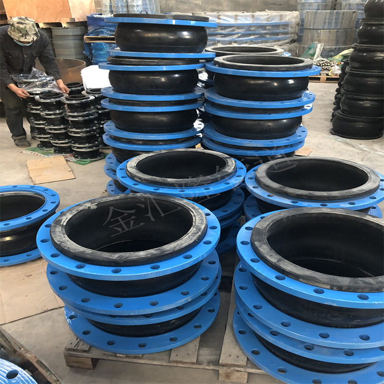 厂家橡胶软连接耐高温耐油橡胶膨胀节耐酸碱不锈钢软接头