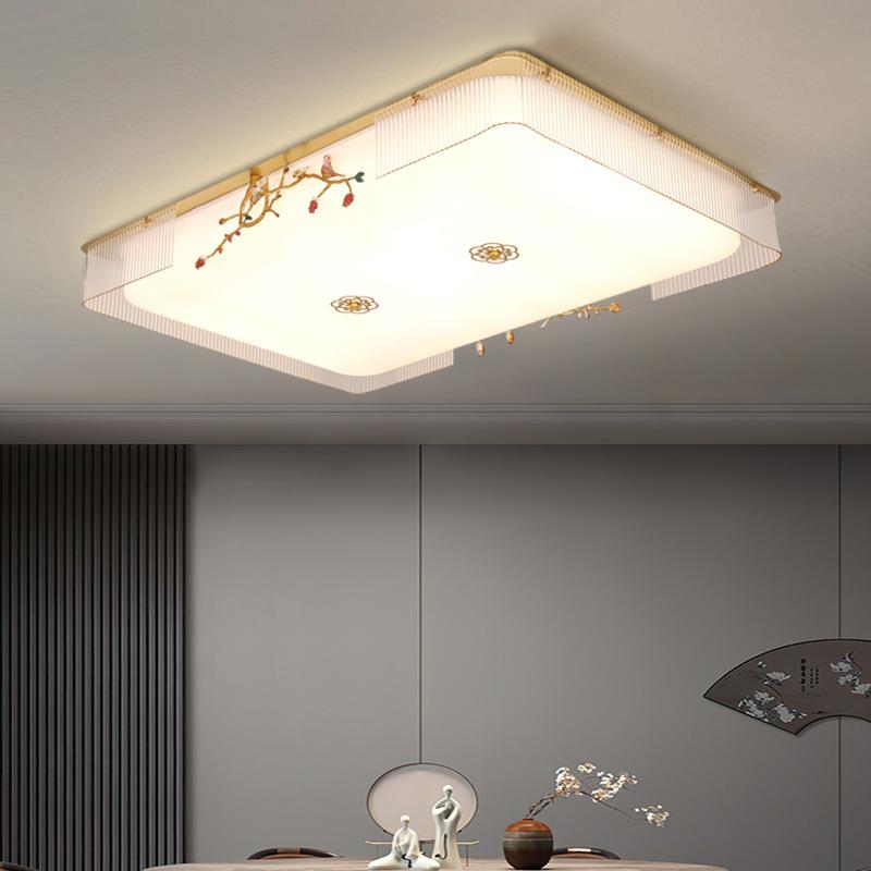 2023新中式客厅灯简约现代大气卧室led吸顶灯全屋灯具套餐组合