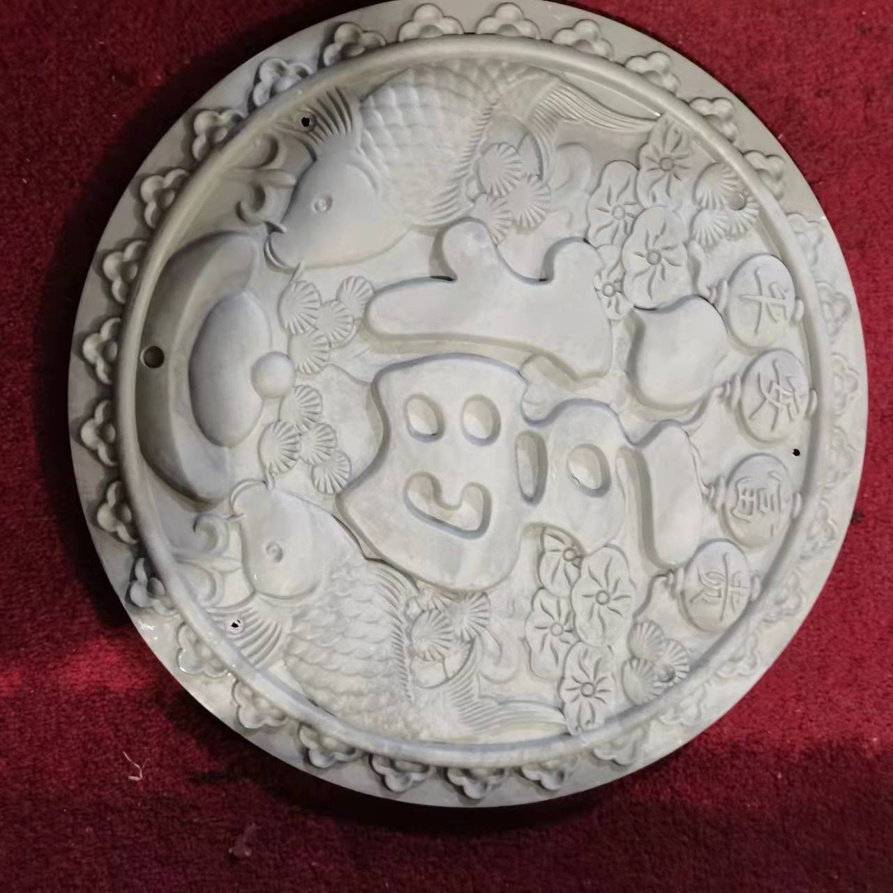 铝门铁艺大门福字花装饰配件
