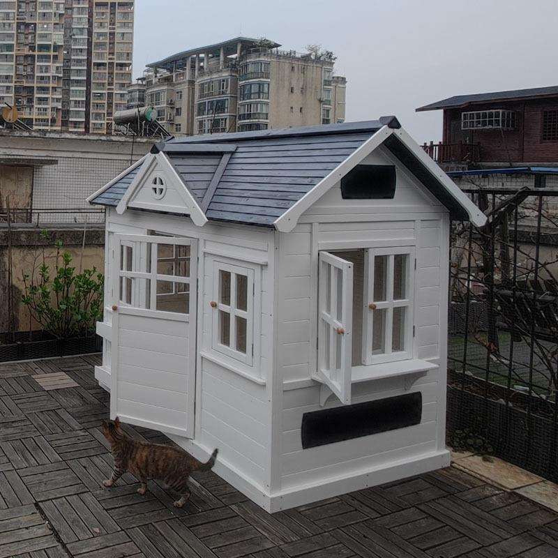 户外大型儿童木屋游戏屋杉木儿童房子防雨防晒防腐小木屋木房子大