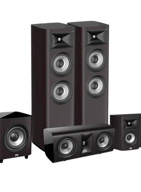 J.B.LSTUDIO680木质HIFI音箱落地式双6.5低音家庭影院音响套装