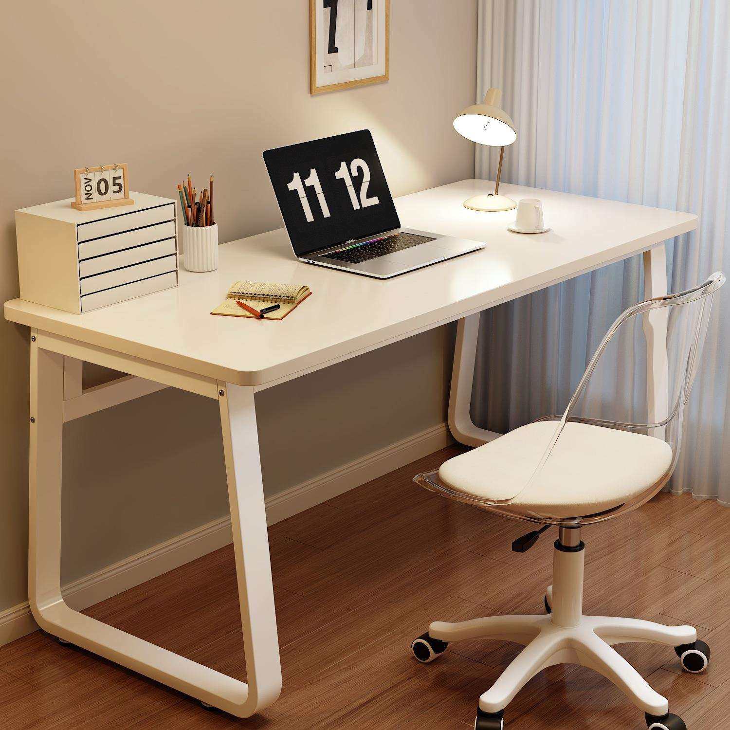 电脑桌卧室家用桌子工作台简约现代简易书桌学生写字桌台式办公桌