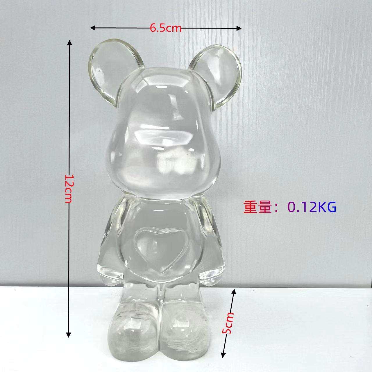 网红高档招财鹿树脂工艺品摆件电镀爱心熊客厅儿童房桌面装