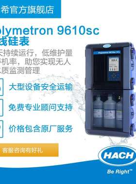 HACH/哈希Polymetron9610sc在线水中硅检测硅碱分析(电子提货券）