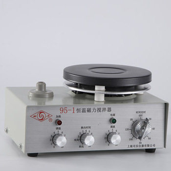 上海司乐95-1定时恒温磁力搅拌器 搅拌量2000ml 室温～100℃