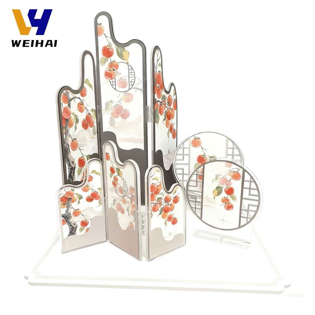 亚克力屏风隔断 商业空间装饰隔断 酒店展厅门店陈列道具
