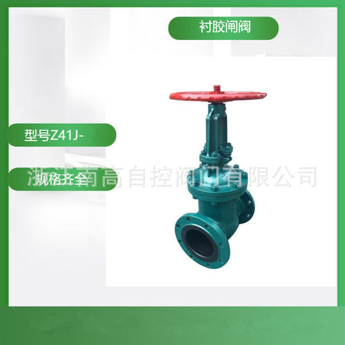 Z41J-10CDN40铸钢衬胶闸阀