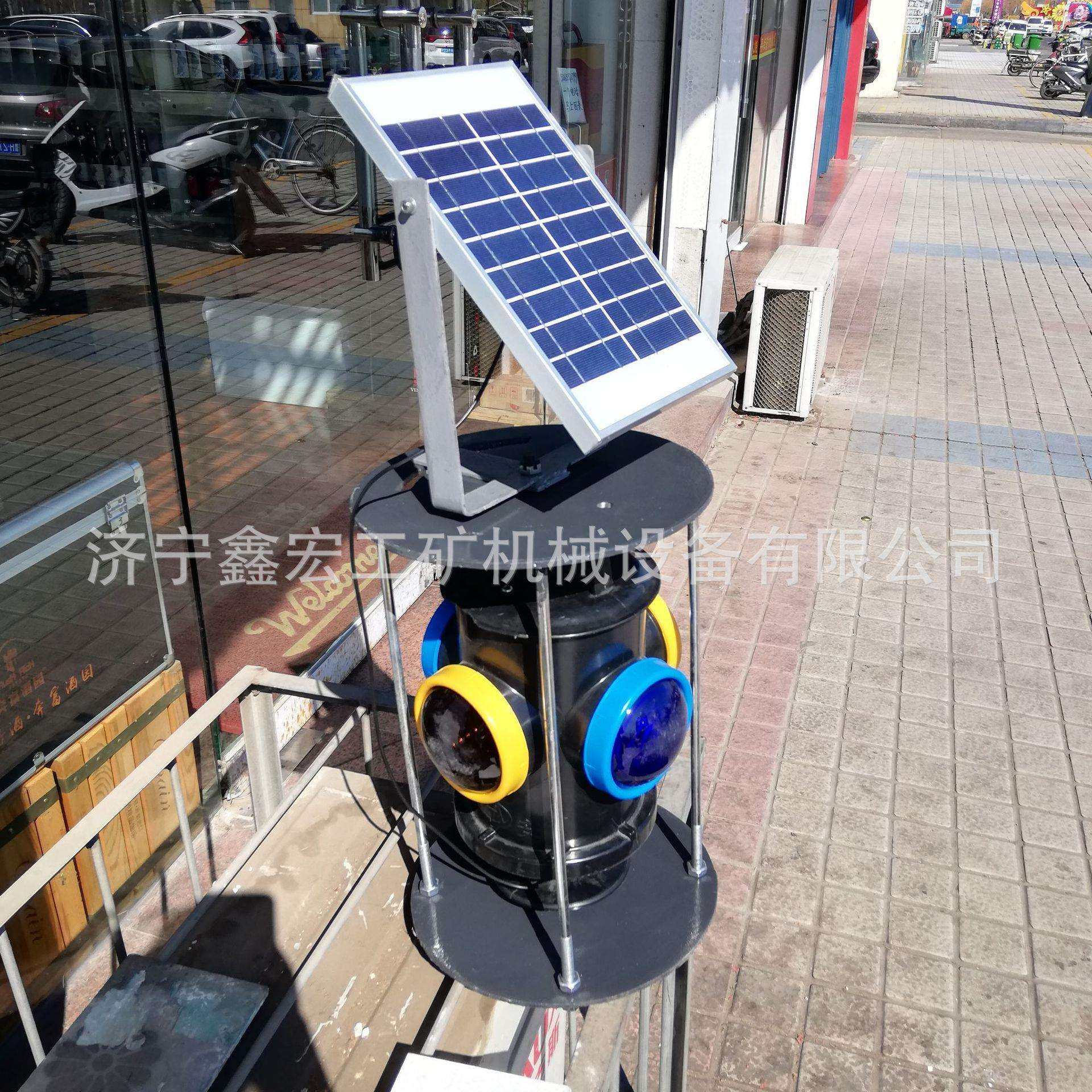 铁路道岔天阳能充电信号灯铁路手提太阳能信号灯道口信号灯