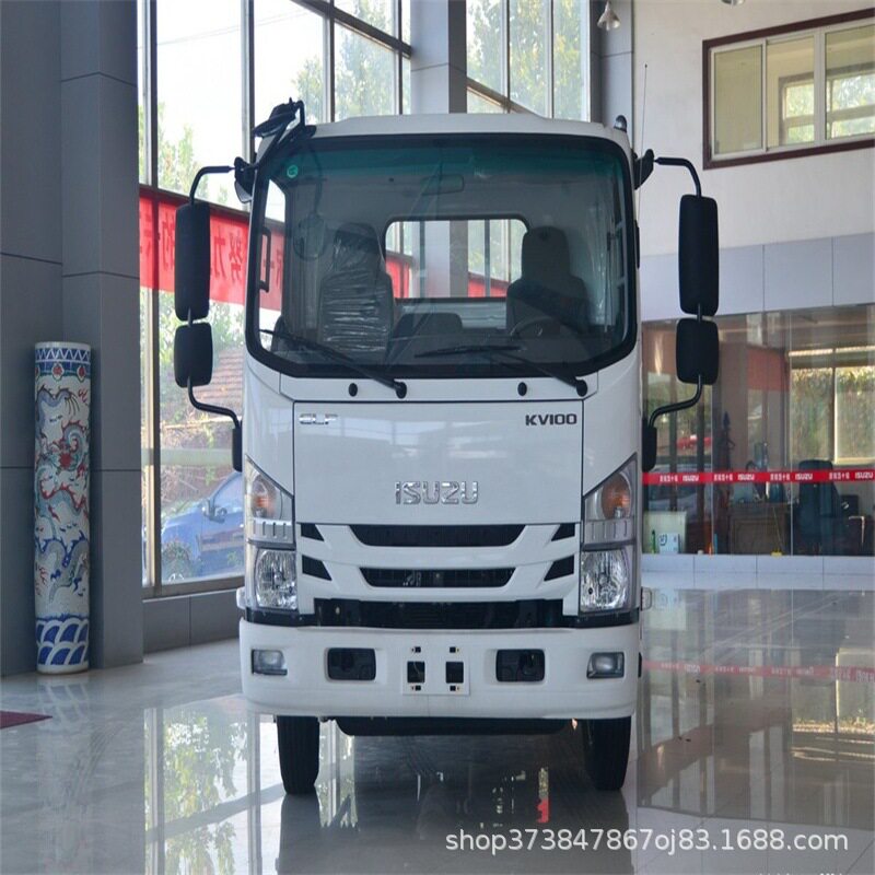 五十铃卡车出口ISUZUKV100厢式货车出口招商右舵五十铃货车