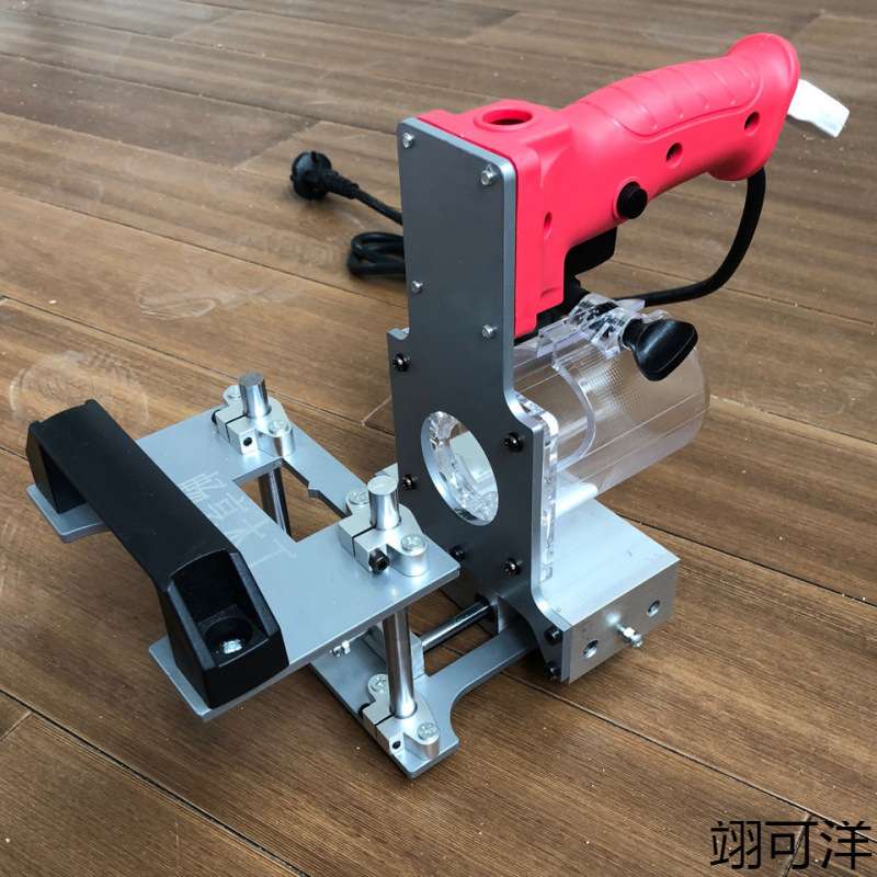 隐形二合一连接件开机板橱柜衣柜组装板式家具木工开榫侧孔机