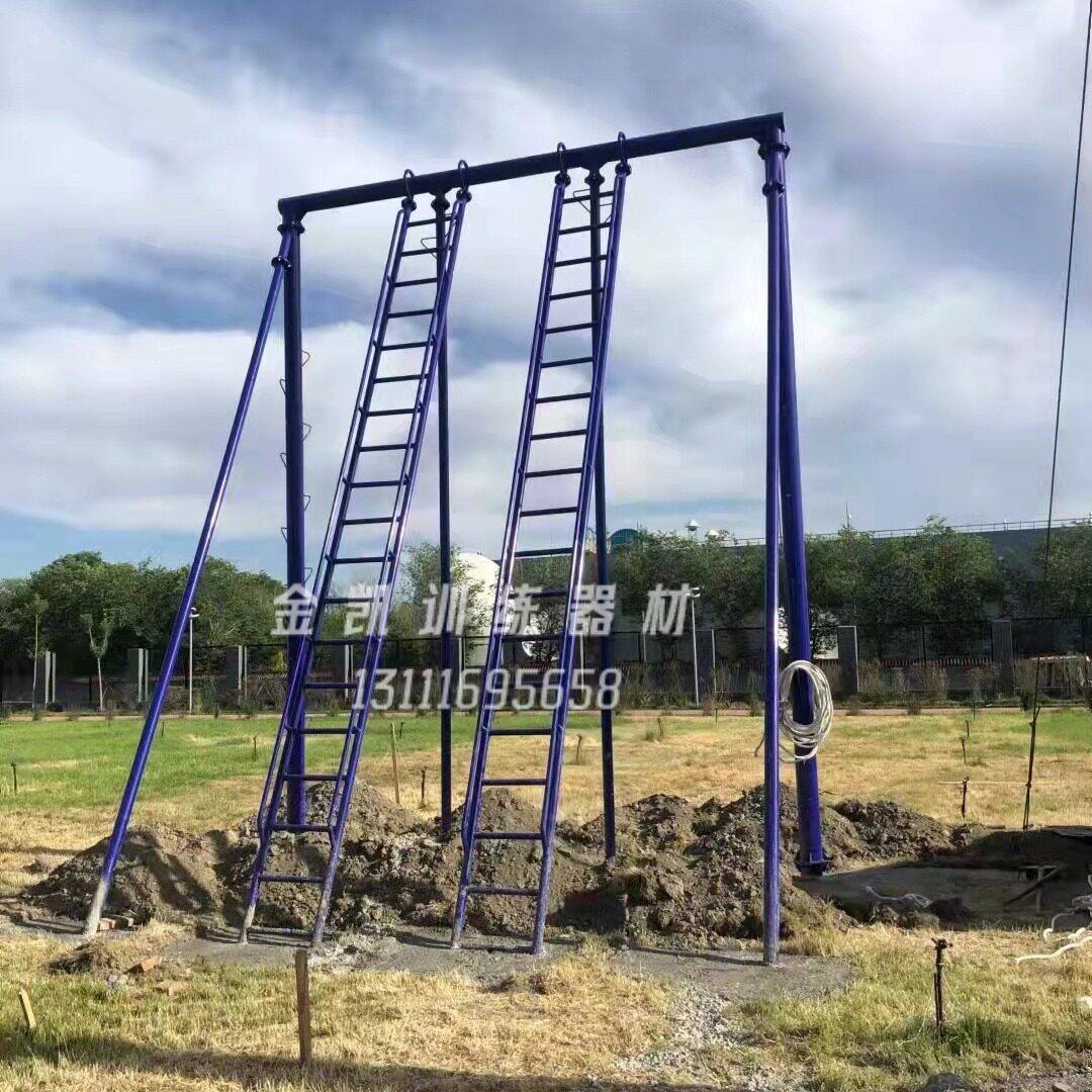 户外体能训练110米障碍器材五项八项障碍赛器材室外拓展训练器材