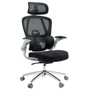 Yoranson人体工学腰靠可调节办公椅子护腰办公家用升降旋转电脑椅