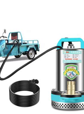 直流潜水泵12V48V60V72V电动车电动水泵高扬程小型灌溉农用抽水机