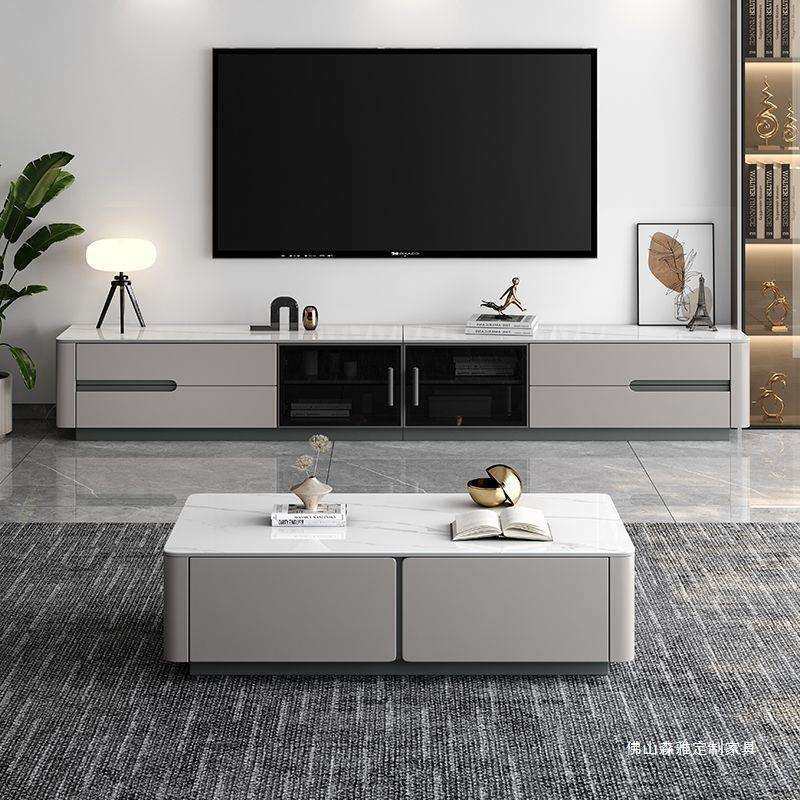 现代简约实木岩板茶几电视柜组合小户型现代奶油风高脚茶几电视柜,鲜花速递/花卉仿真/绿植园艺,割草机/草坪机,淘宝优惠券,粉丝福利购,淘宝优惠卷