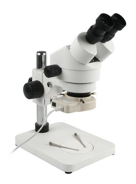 7-45倍双目体视显微镜连续变倍工业维修显微镜带56灯珠LED环形灯