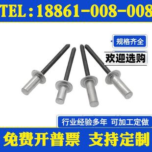 扁圆头GB12615 4.8防水拉铆钉密封式 铝制封闭型抽芯铆钉3.2