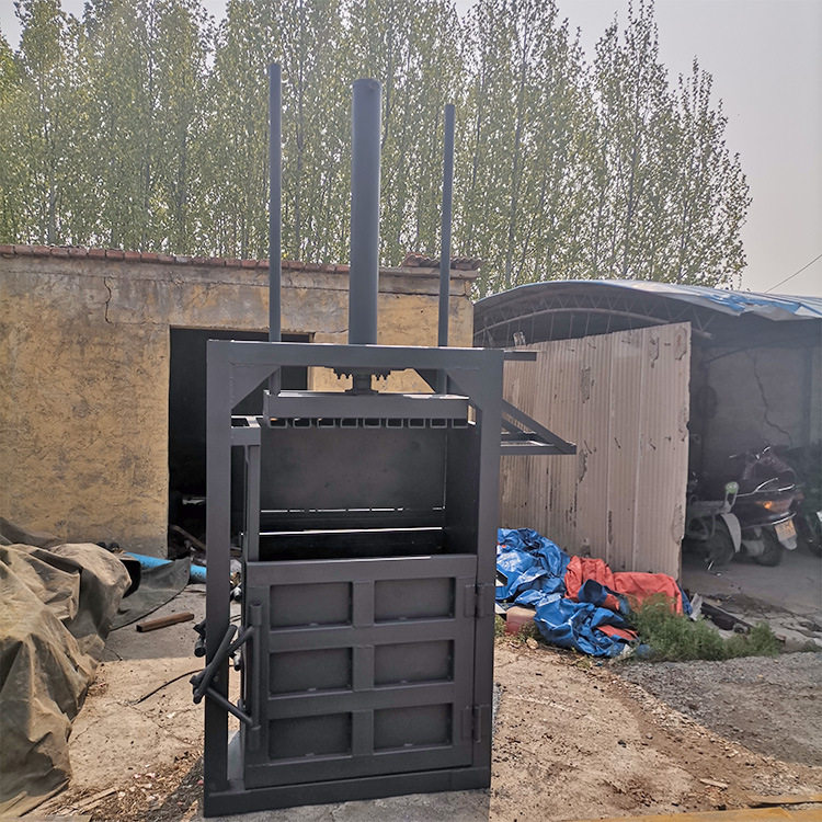 聚仁液压废纸打包机纸箱塑料打包机秸杆稻草压块机