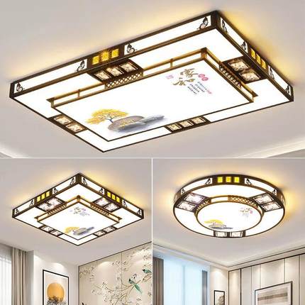 客厅灯2024年新款灯具现代简约大气大厅主灯大灯新中式led顶灯厂