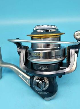 Vic8+1BB250/400纺车式路亚轮海杆轮抛竿轮矶钓轮手海轮前打轮