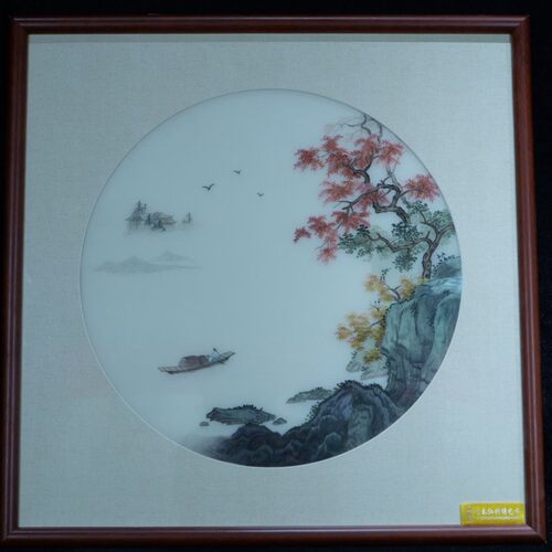 尤春红山水刺绣
