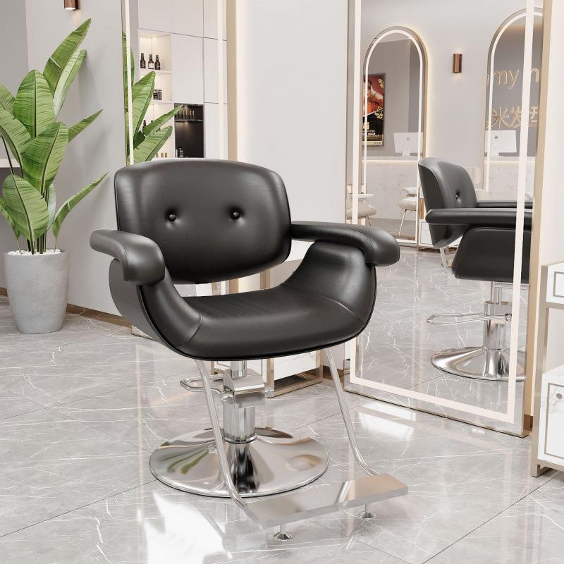 出口品质潮店发廊专用理发店椅子简约剪发烫染椅理发店椅子可放倒