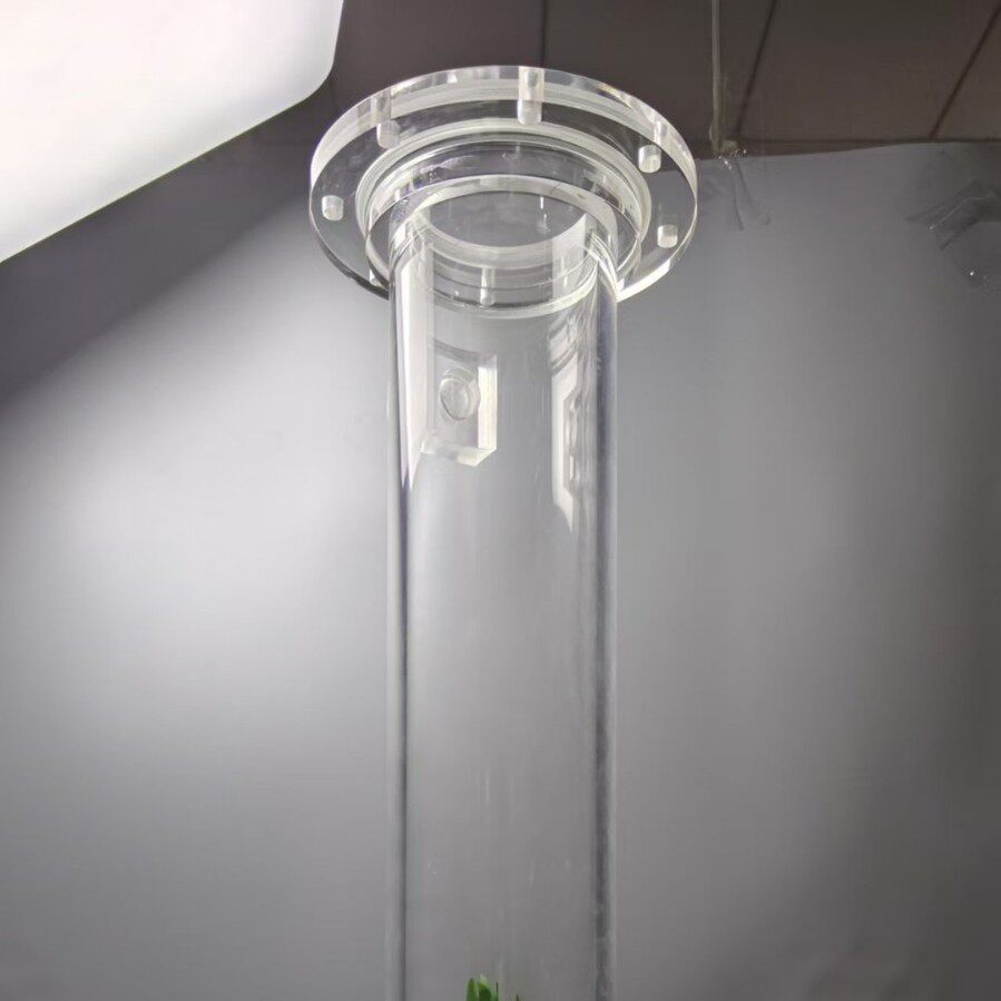 亚克力圆管透明实验装置有机玻璃圆筒电解槽仪器加工制作