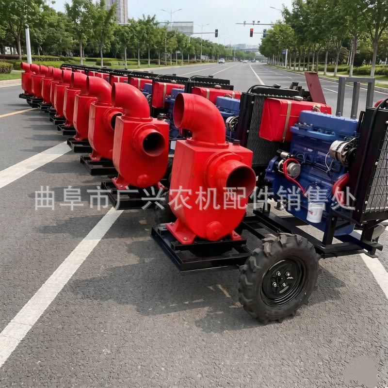 柴油自吸泵大流量排涝灌溉三相