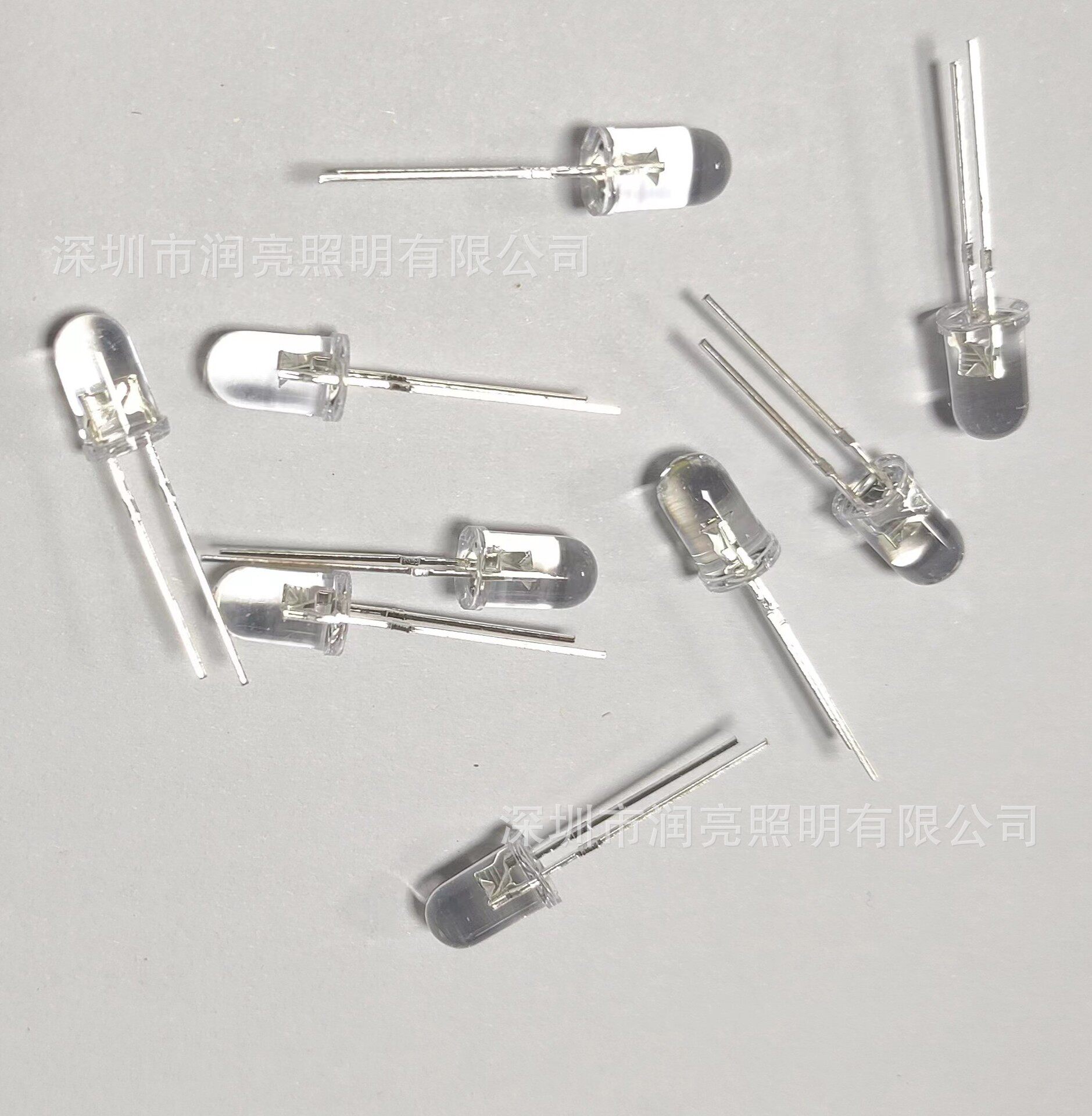 5mm红绿无极双色透明高亮插件红光翠绿led发光二极管指示灯珠品质