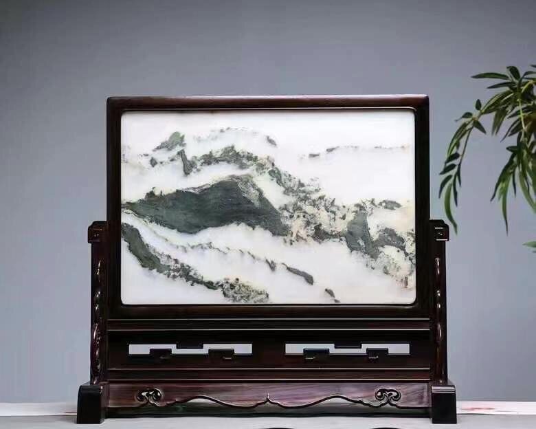 老挝大红酸枝交趾黄檀折叠屏风
