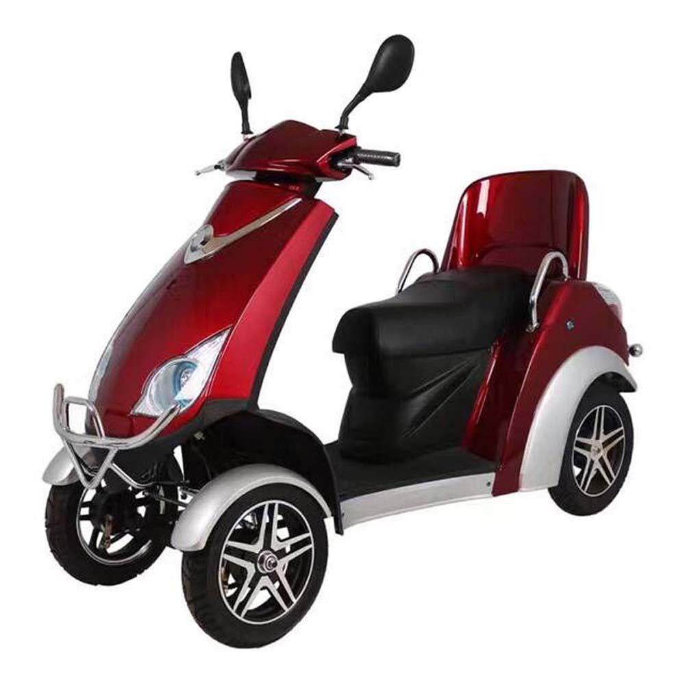 踏板车老年人残疾人代步车四轮超安全超平衡电动踏板低速车