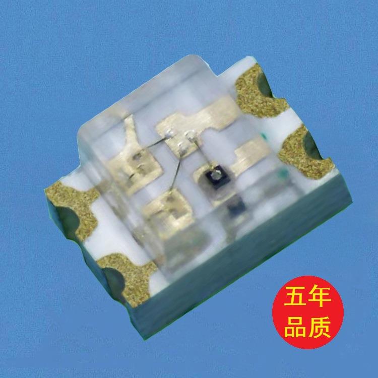 0606led贴片灯珠发光二极管0603红白双色LED灯珠smd指示灯