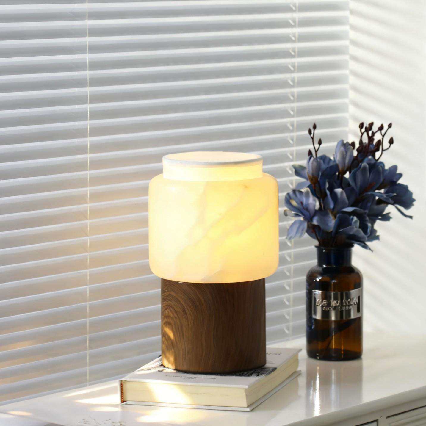 落日台灯床头轻奢高级感氛围灯高颜值桌面摆件卧室装饰夜灯