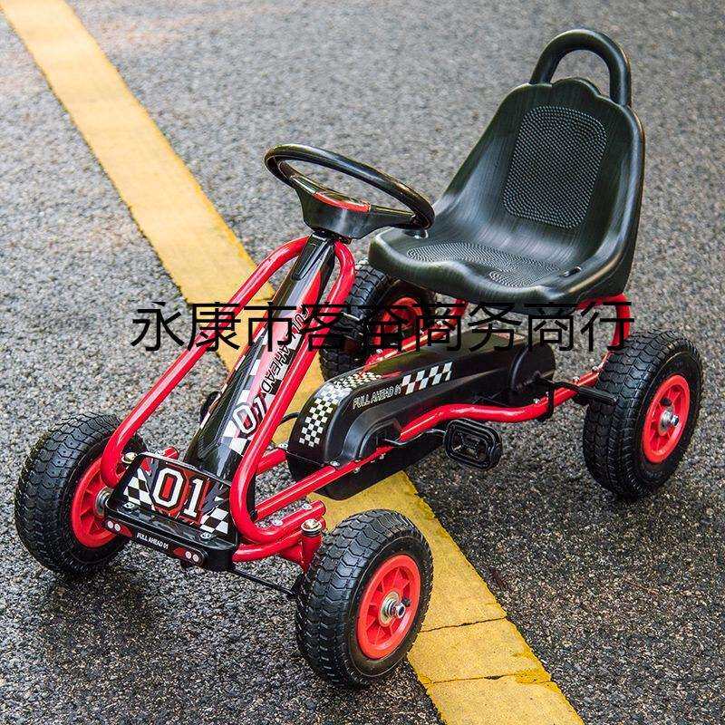 儿童卡丁车四轮车脚踏车可坐男女宝宝至岁儿童健身自行车脚蹬车