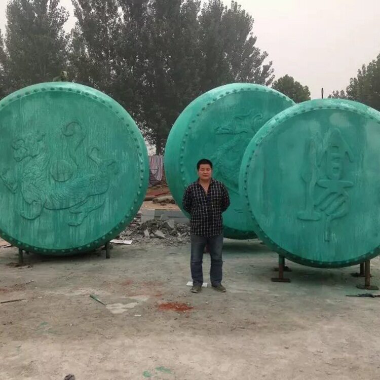 铸纯铜鼓铜大炮大铜锣 铜摆件铜龙铸造 圭表雕塑沙漏雕塑制作