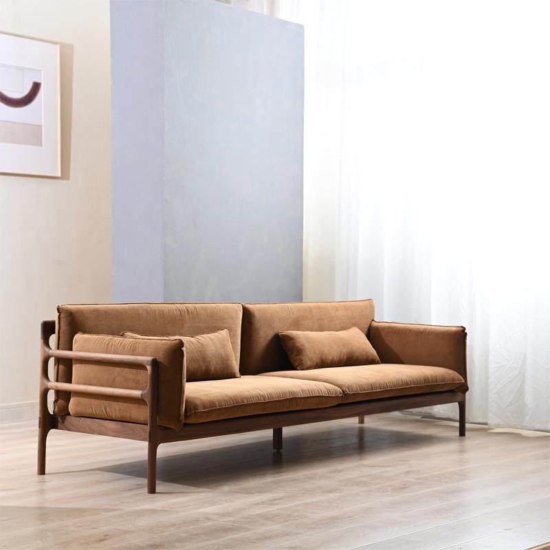 北欧简约客厅布艺沙发冬夏两用北美黑胡桃木白蜡木新中式复古原木,鲜花速递/花卉仿真/绿植园艺,割草机/草坪机,淘宝优惠券,粉丝福利购,淘宝优惠卷