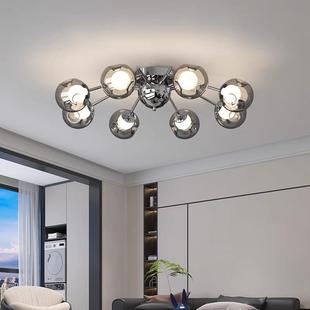 意式极简高级感餐厅卧室魔豆分子灯客厅灯吸顶灯2025新款大厅主灯