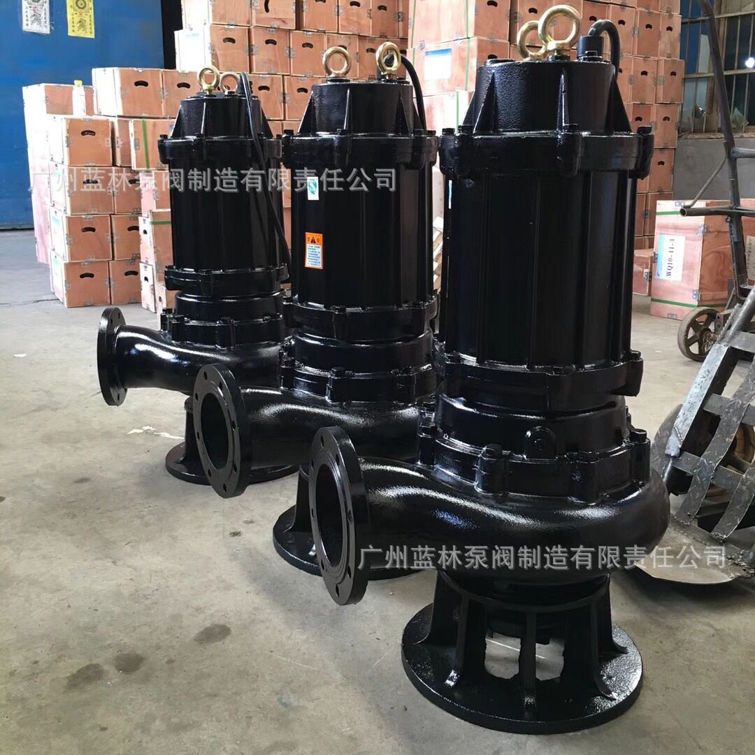 50WQ20-70高扬程污水潜水泵15kw污水50口径无堵塞潜水泵