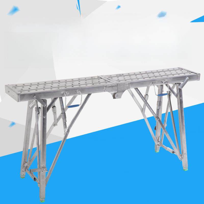 加高装修加强马凳多功能升降脚手架便携折叠刮腻子伸缩工程梯塘祥